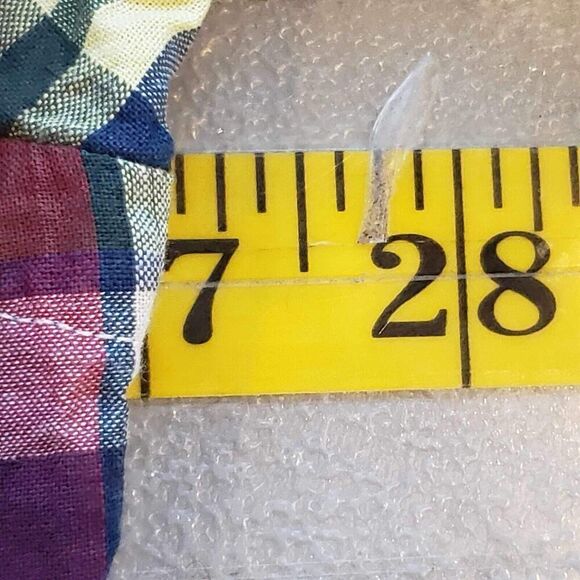 Polo Ralph Lauren Shirt Oxford Mens Size XL Plaid Button Down SS Collared - Picture 8 of 10